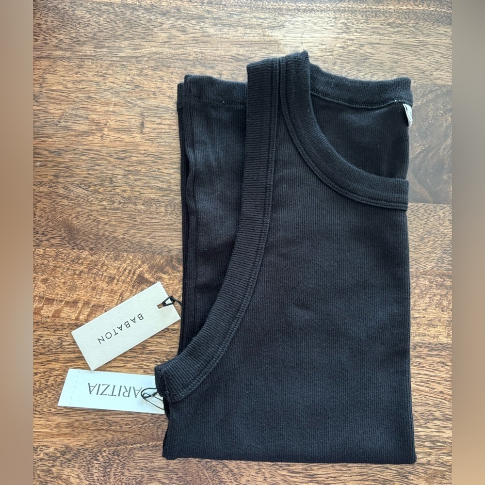 NWT Aritzia Babaton Ribbed cotton crewneck tank - Picture 5 of 9